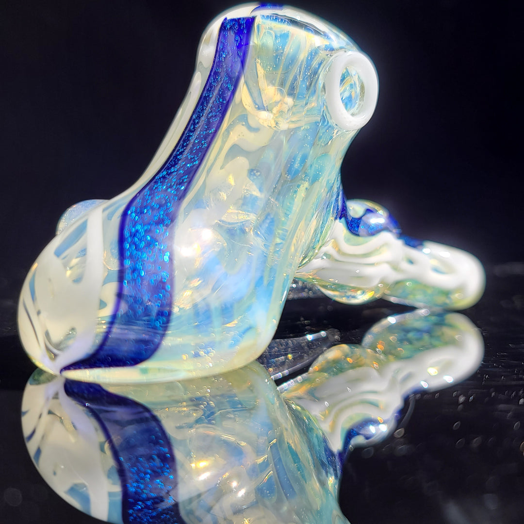 Horned Dichro Hammer Glass Pipe Jeff Cooper   