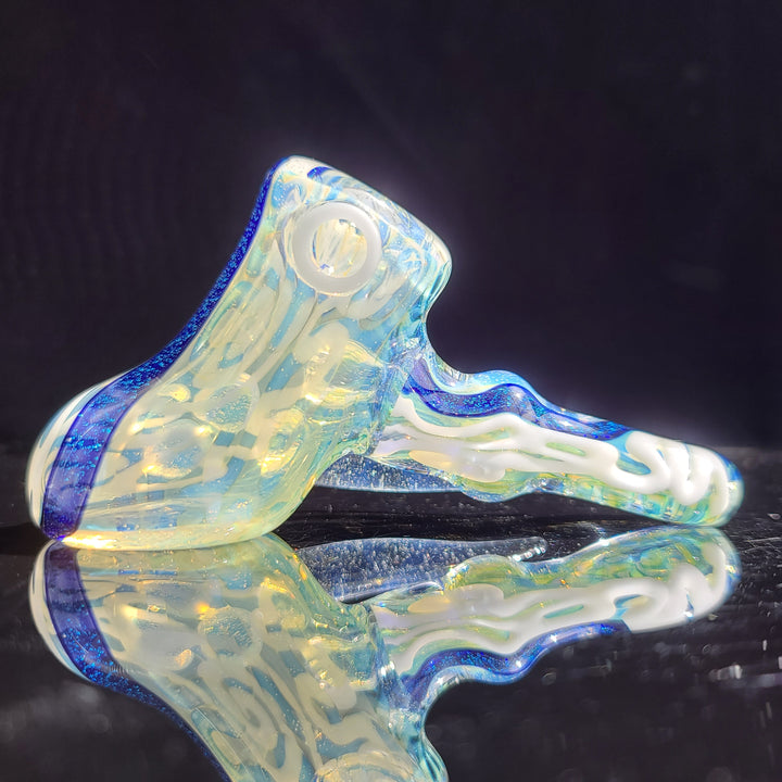 Horned Dichro Hammer Glass Pipe Jeff Cooper   