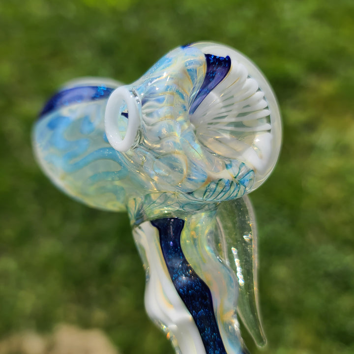 Horned Dichro Hammer Glass Pipe Jeff Cooper   