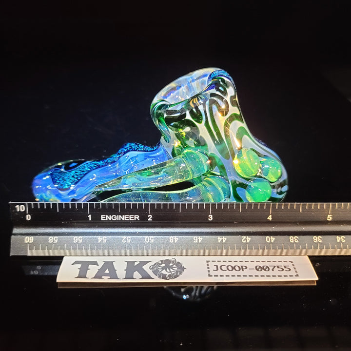Horned Dichro Hammer Glass Pipe Jeff Cooper   