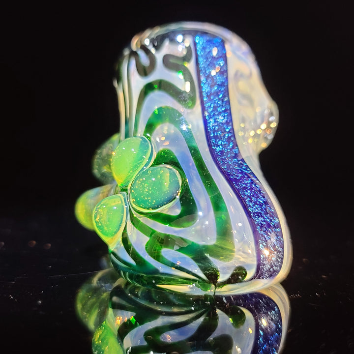 Horned Dichro Hammer Glass Pipe Jeff Cooper   