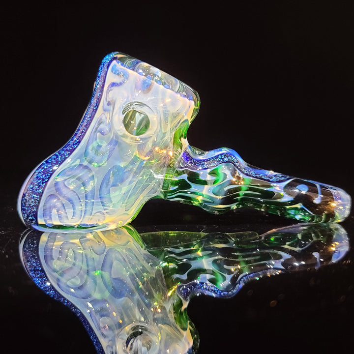 Horned Dichro Hammer Glass Pipe Jeff Cooper   