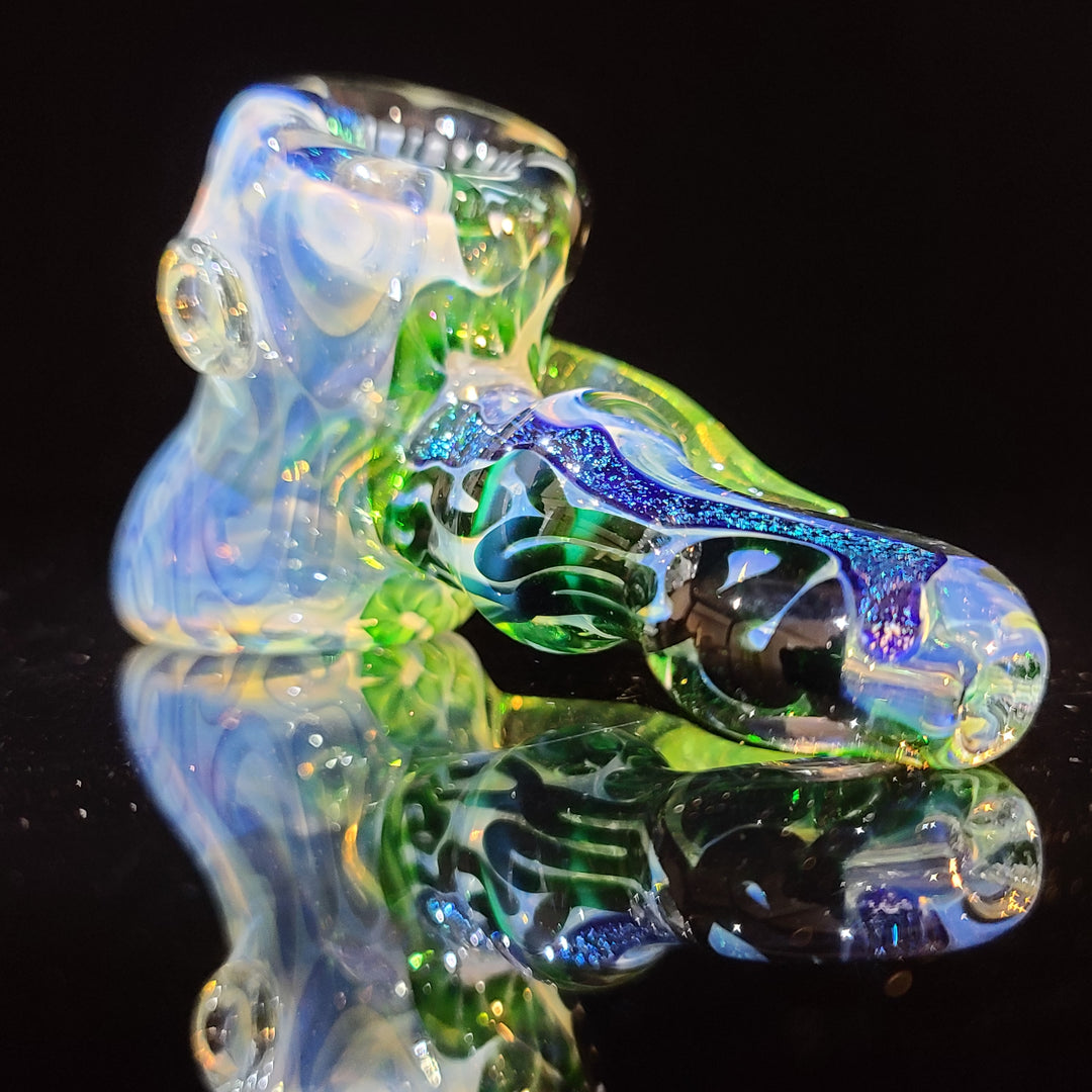 Horned Dichro Hammer Glass Pipe Jeff Cooper   