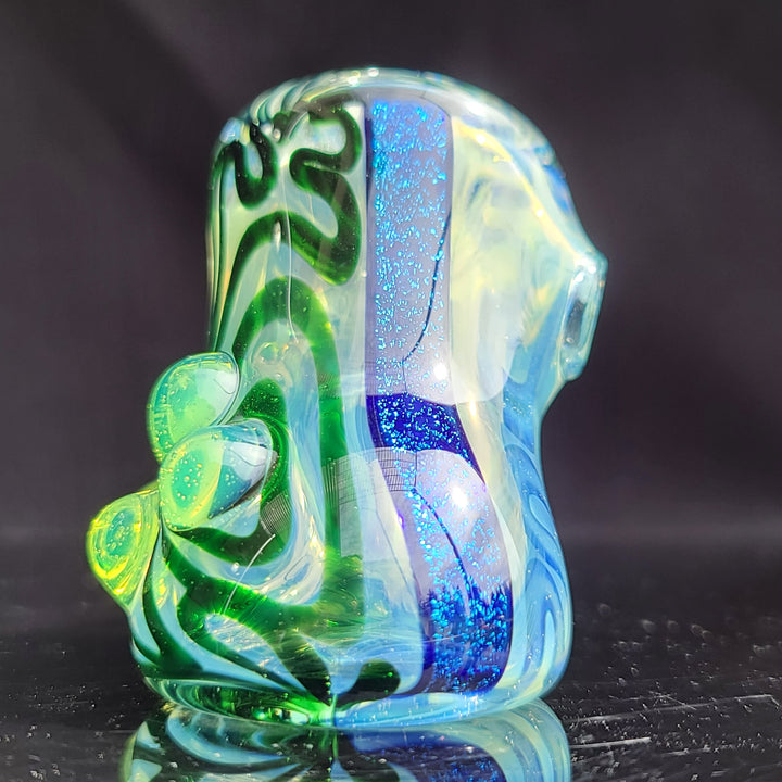 Horned Dichro Hammer Glass Pipe Jeff Cooper   