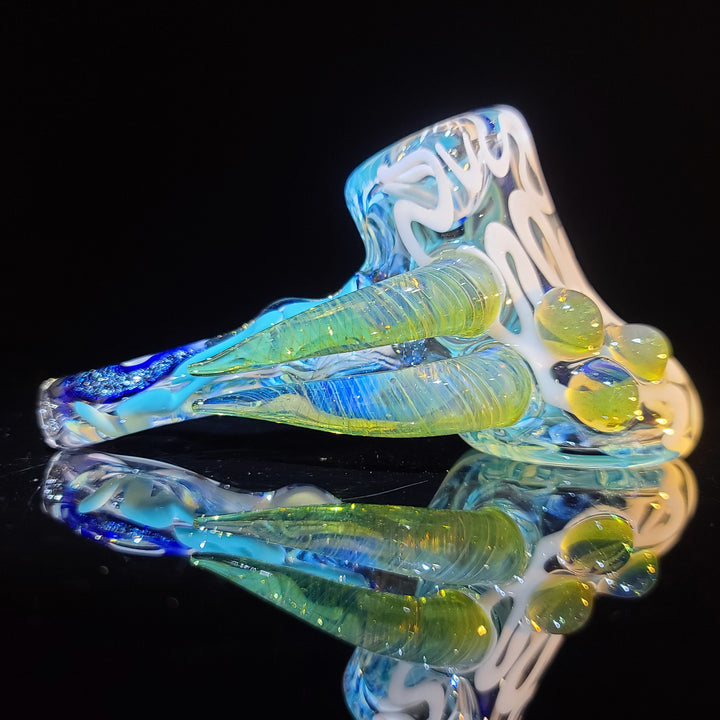 Horned Dichro Hammer Glass Pipe Jeff Cooper   