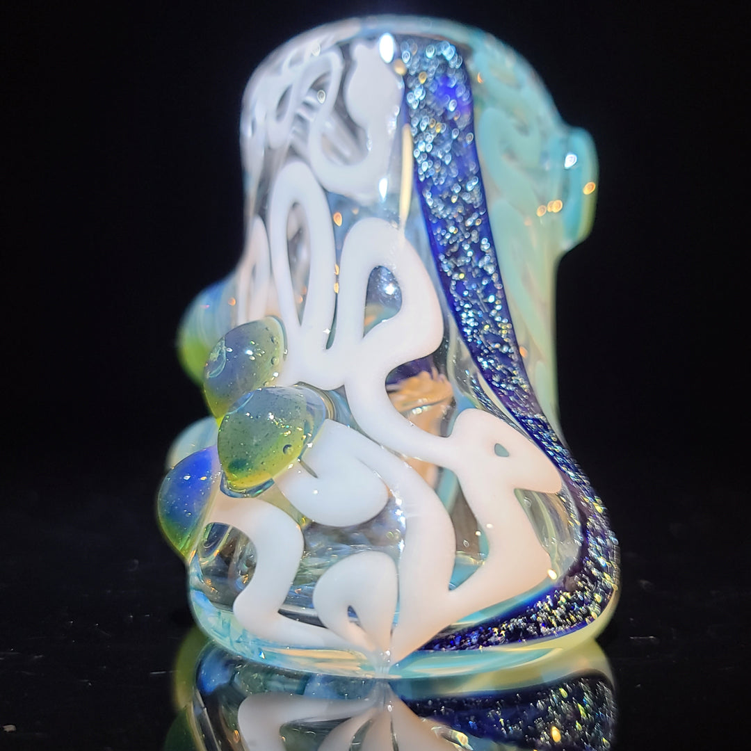 Horned Dichro Hammer Glass Pipe Jeff Cooper   