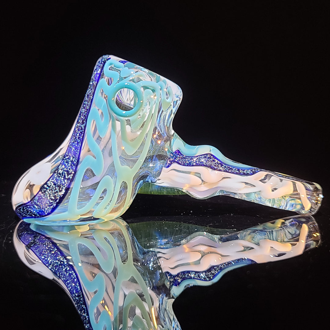 Horned Dichro Hammer Glass Pipe Jeff Cooper   