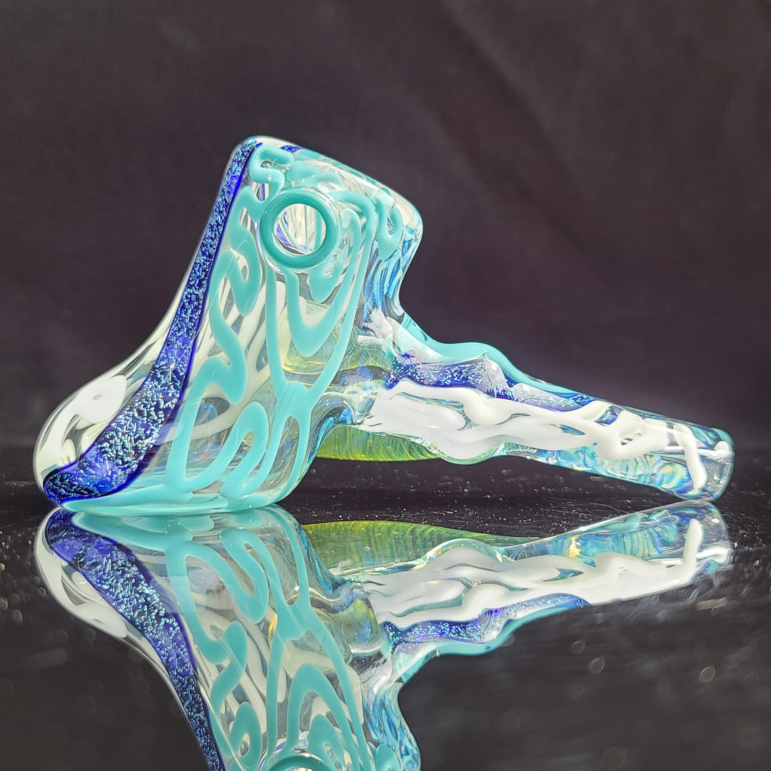 Horned Dichro Hammer Glass Pipe Jeff Cooper   