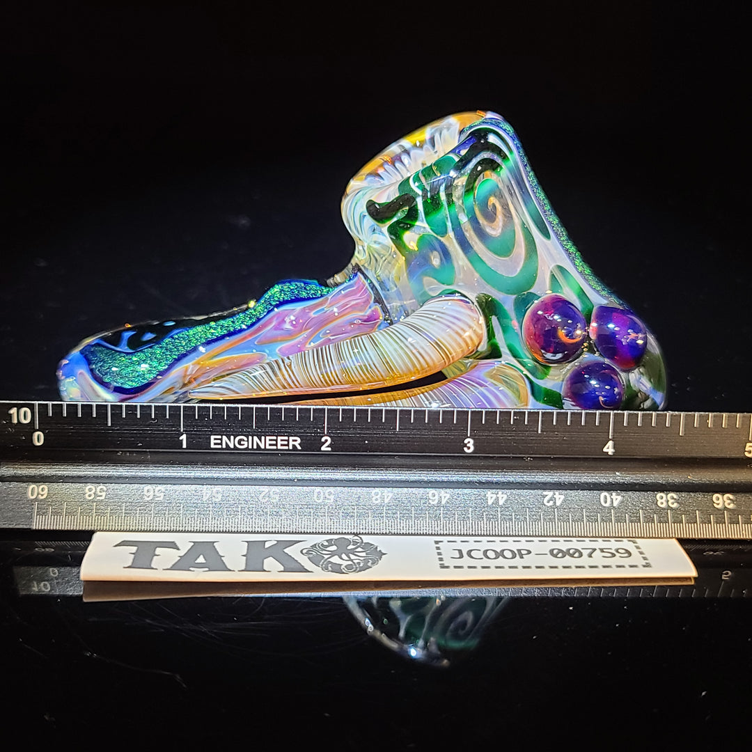 Horned Dichro Hammer Glass Pipe Jeff Cooper   