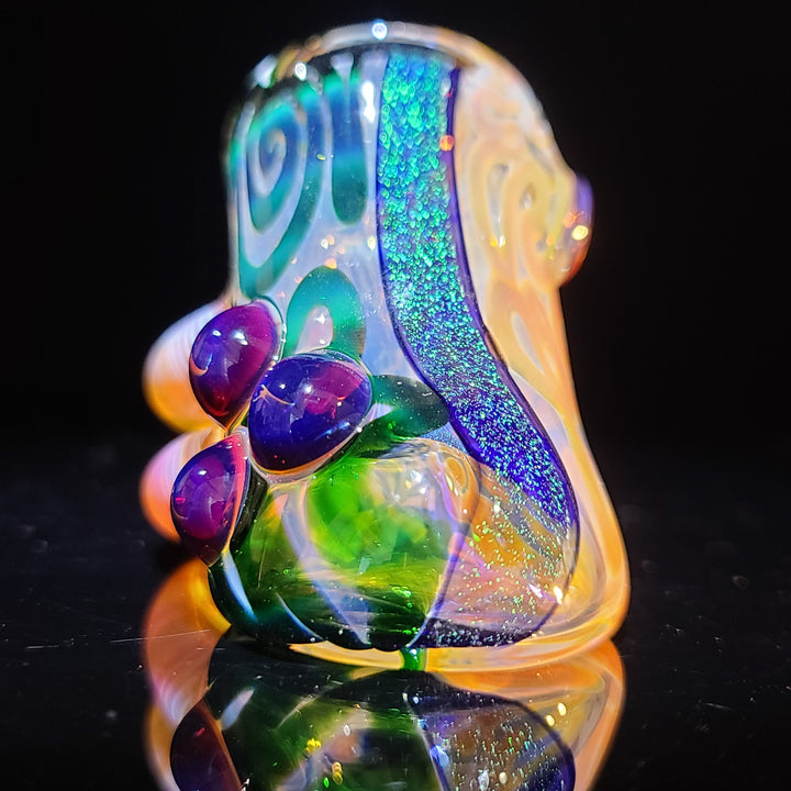 Horned Dichro Hammer Glass Pipe Jeff Cooper   