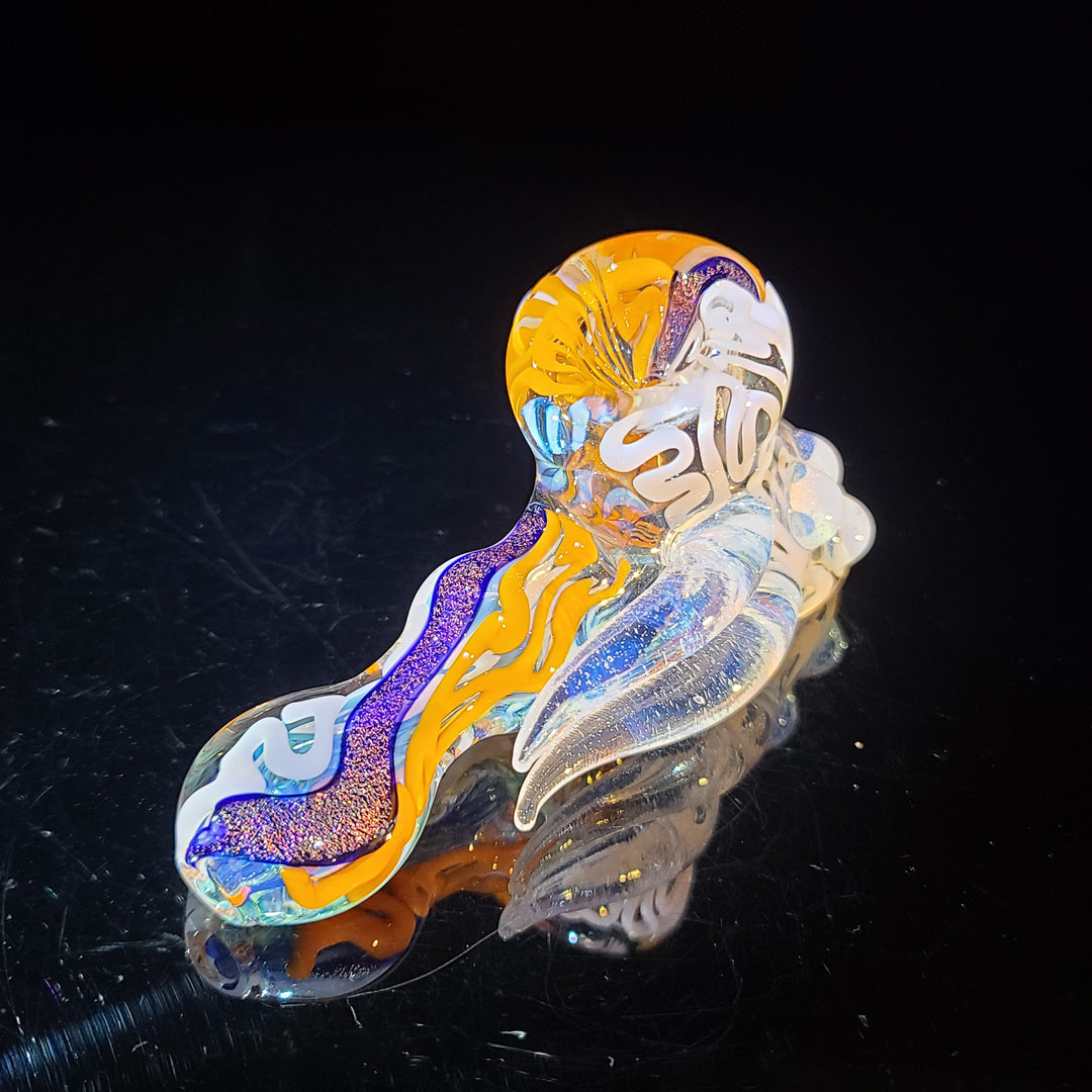 Horned Dichro Hammer Glass Pipe Jeff Cooper   