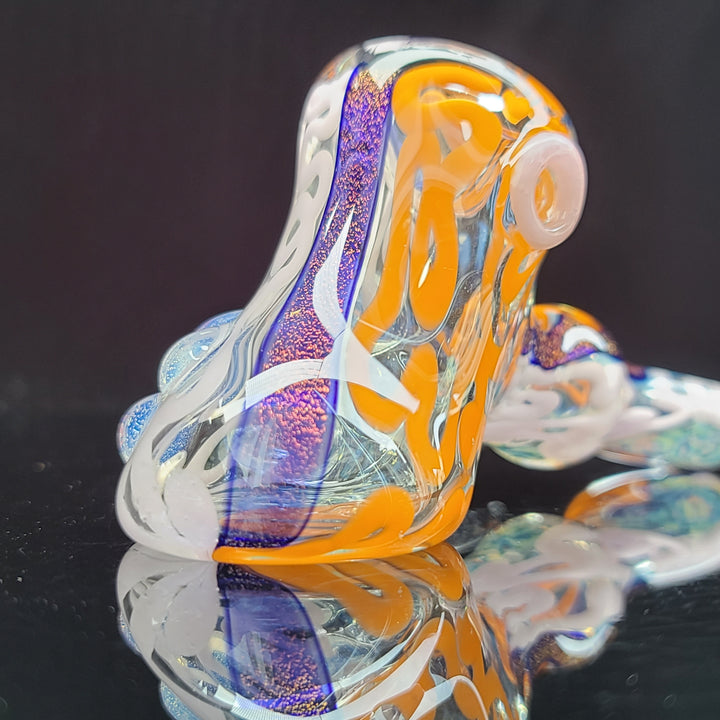 Horned Dichro Hammer Glass Pipe Jeff Cooper   