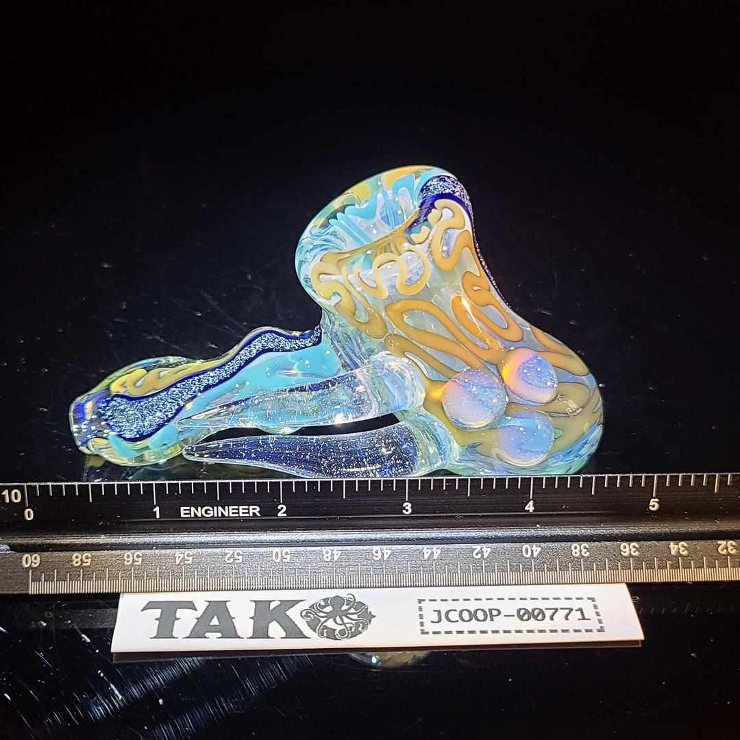 Horned Dichro Hammer Glass Pipe Jeff Cooper   