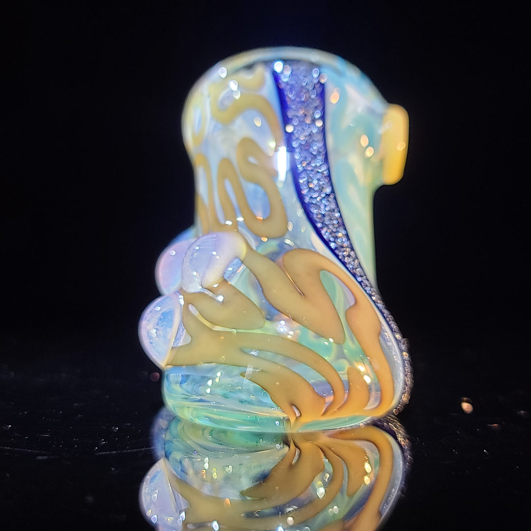 Horned Dichro Hammer Glass Pipe Jeff Cooper   