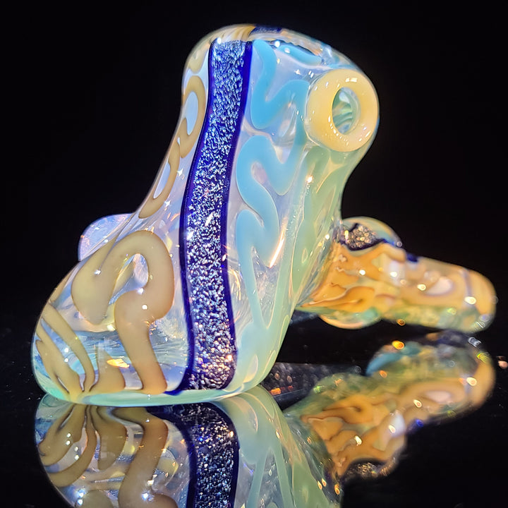 Horned Dichro Hammer Glass Pipe Jeff Cooper   