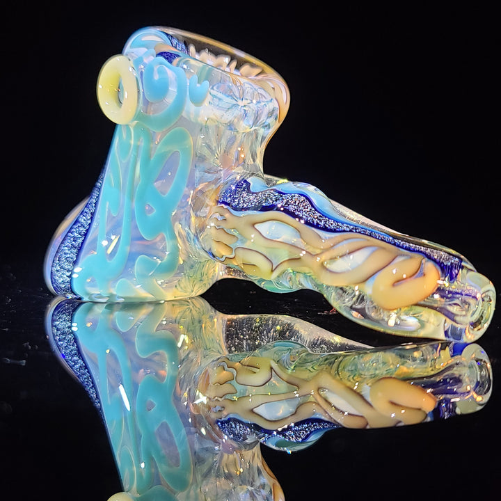 Horned Dichro Hammer Glass Pipe Jeff Cooper   