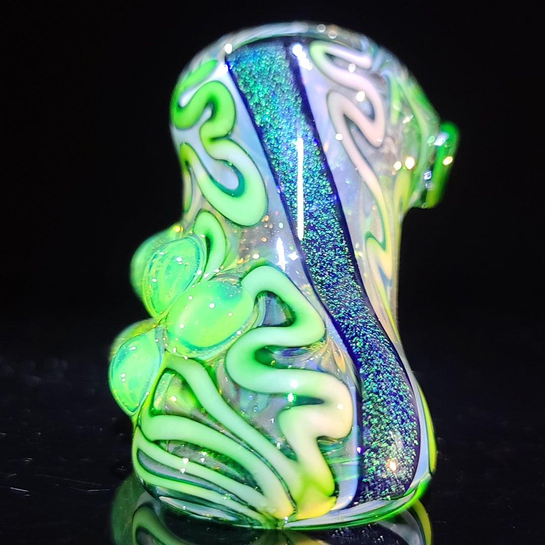 Horned Dichro Hammer Glass Pipe Jeff Cooper   