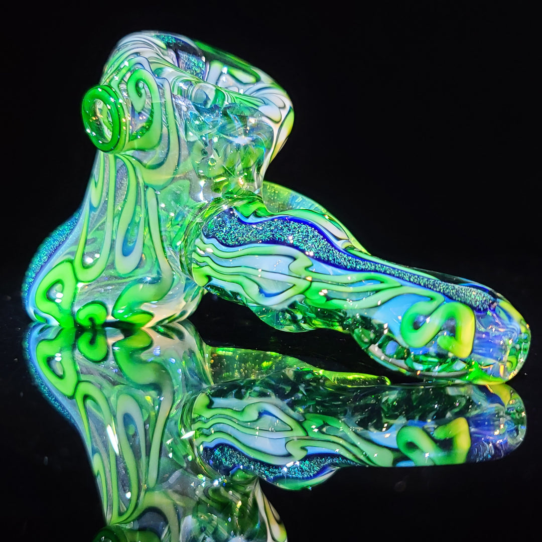 Horned Dichro Hammer Glass Pipe Jeff Cooper   