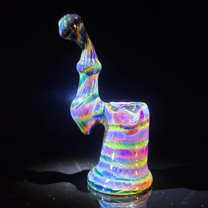 Cobalt Sherlock Bubbler Glass Pipe Jedi Glassworks   