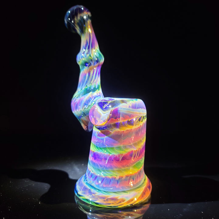 Cobalt Sherlock Bubbler Glass Pipe Jedi Glassworks   