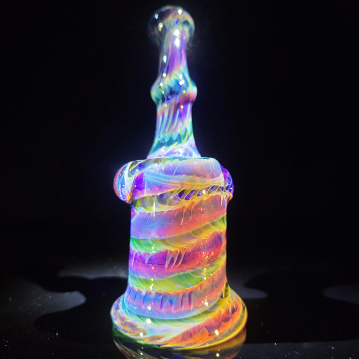 Cobalt Sherlock Bubbler Glass Pipe Jedi Glassworks   