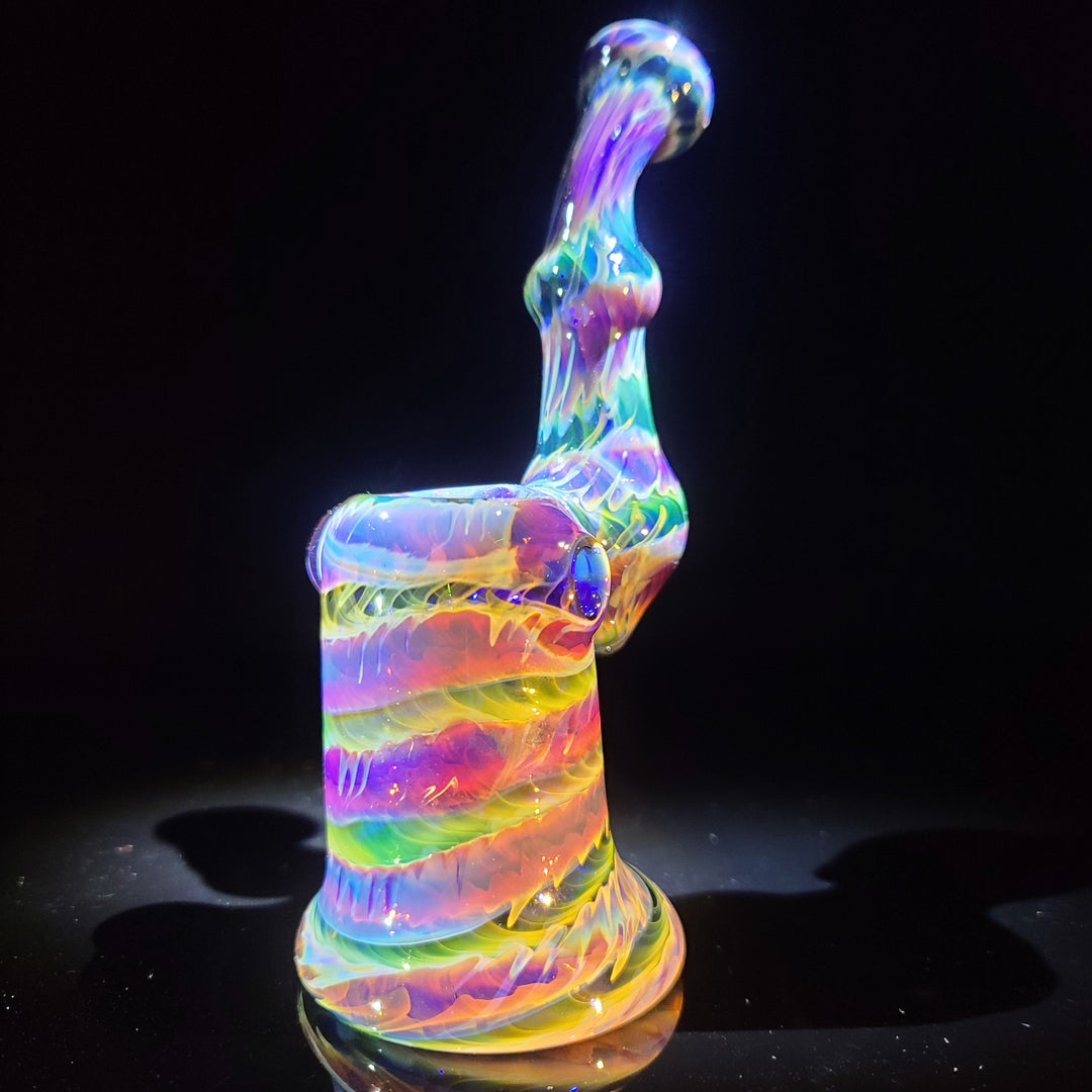 Cobalt Sherlock Bubbler Glass Pipe Jedi Glassworks   