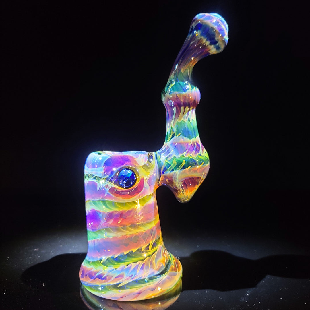 Cobalt Sherlock Bubbler Glass Pipe Jedi Glassworks   