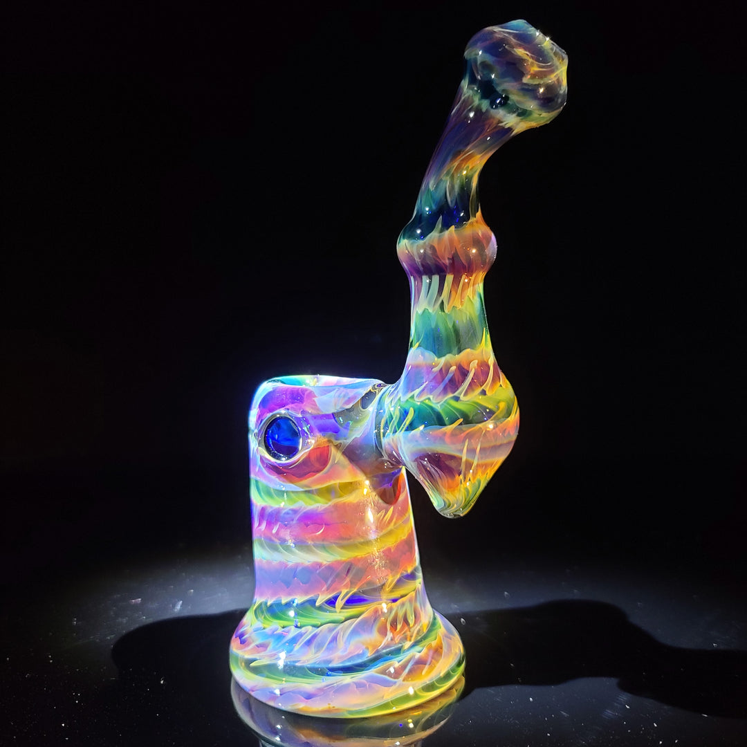 Cobalt Sherlock Bubbler Glass Pipe Jedi Glassworks   