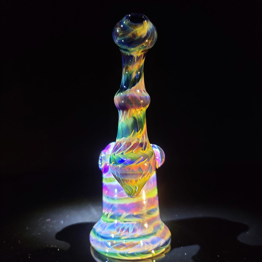 Cobalt Sherlock Bubbler Glass Pipe Jedi Glassworks   