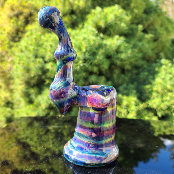 Cobalt Sherlock Bubbler Glass Pipe Jedi Glassworks   