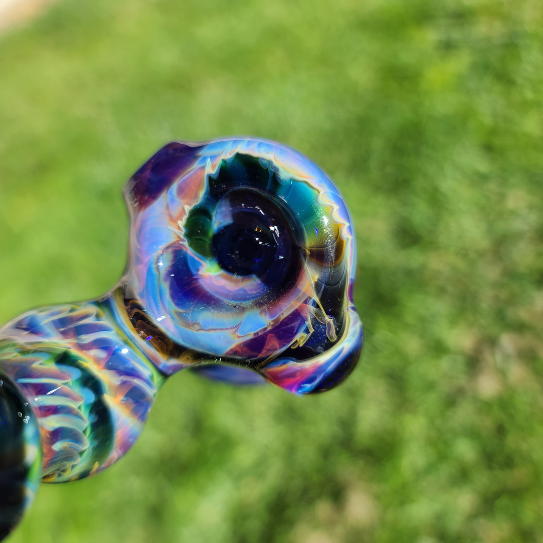 Cobalt Sherlock Bubbler Glass Pipe Jedi Glassworks   