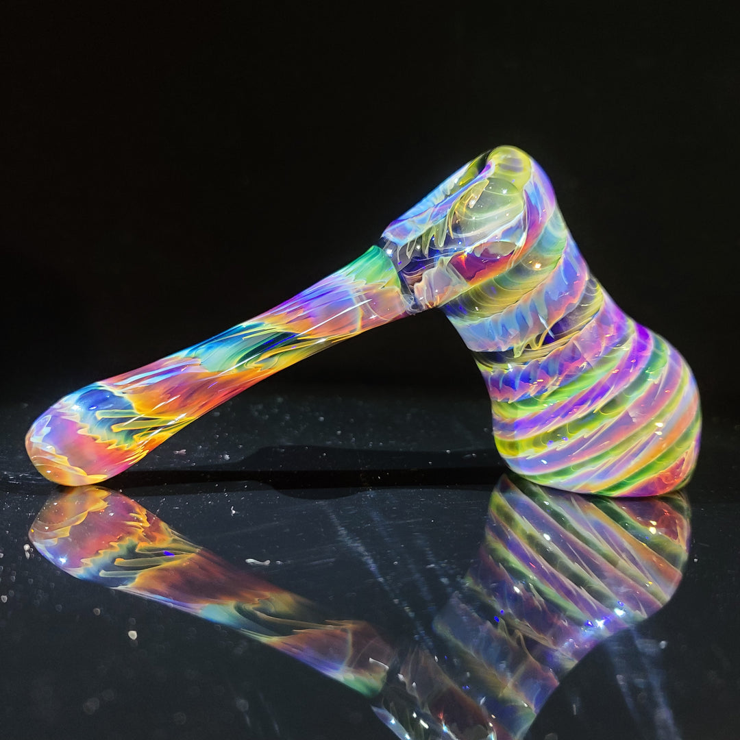 Cobalt Hammer Bubbler Glass Pipe Jedi Glassworks   