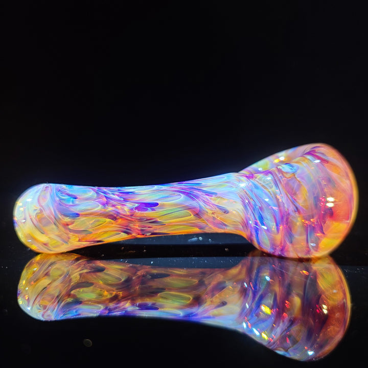 Multi-colored Purple Pipe Glass Pipe Jedi Glassworks   