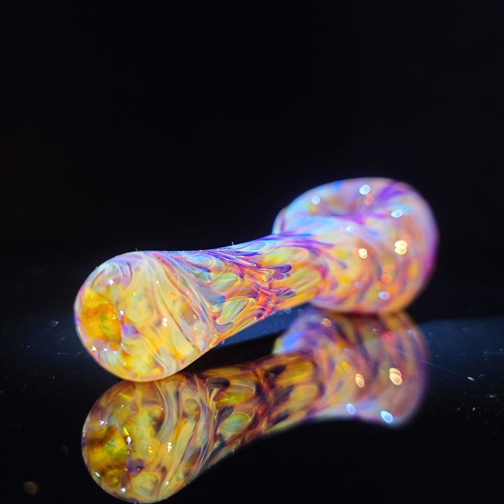 Multi-colored Purple Pipe Glass Pipe Jedi Glassworks   