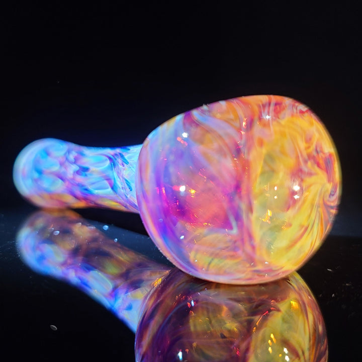 Multi-colored Purple Pipe Glass Pipe Jedi Glassworks   