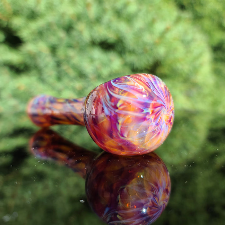 Multi-colored Purple Pipe Glass Pipe Jedi Glassworks   