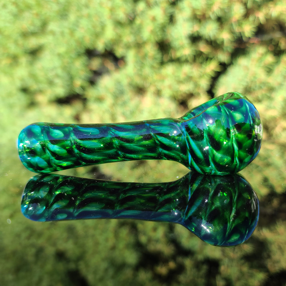 Experimental Green Pocket Pipe Glass Pipe Jedi Glassworks   