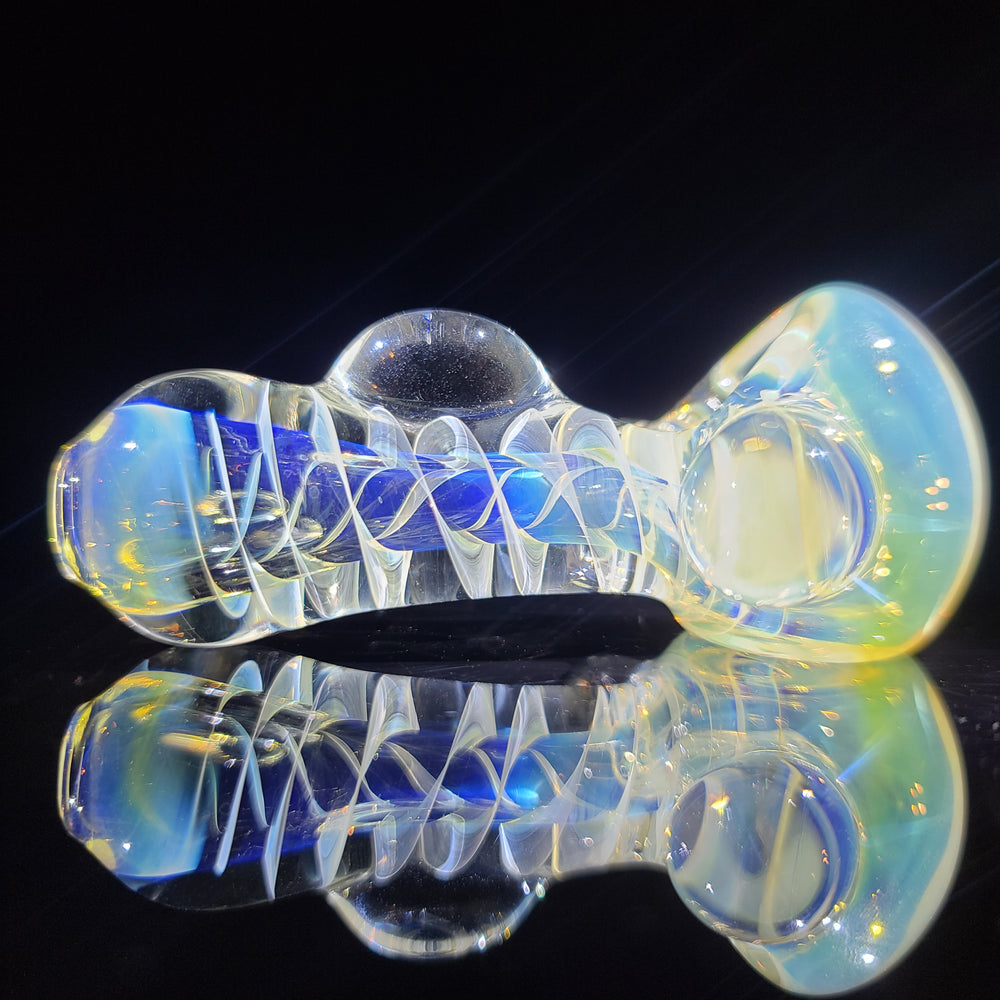 Super Marble'y Fumed Spoon Glass Pipe JHP Glass   