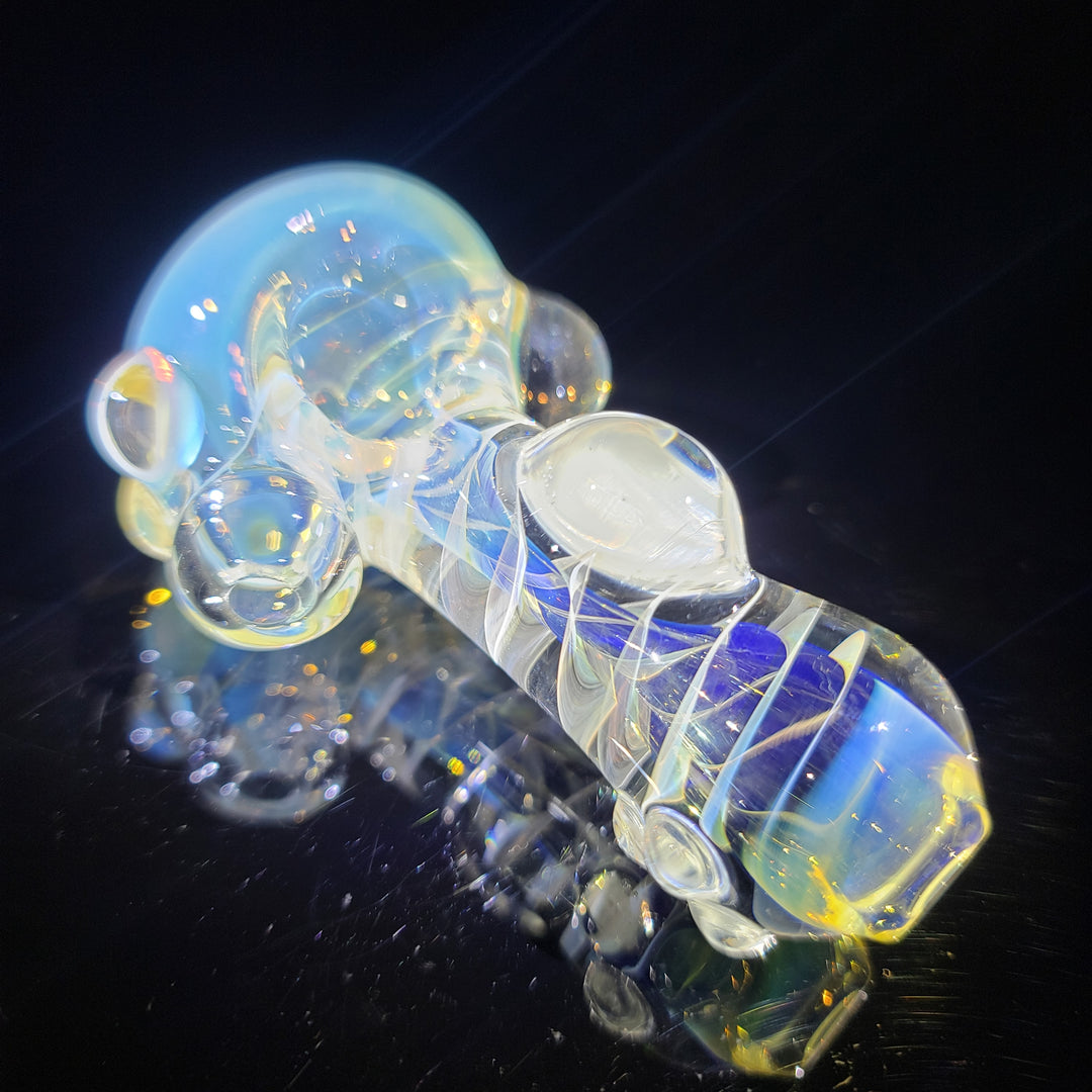 Super Marble'y Fumed Spoon Glass Pipe JHP Glass   