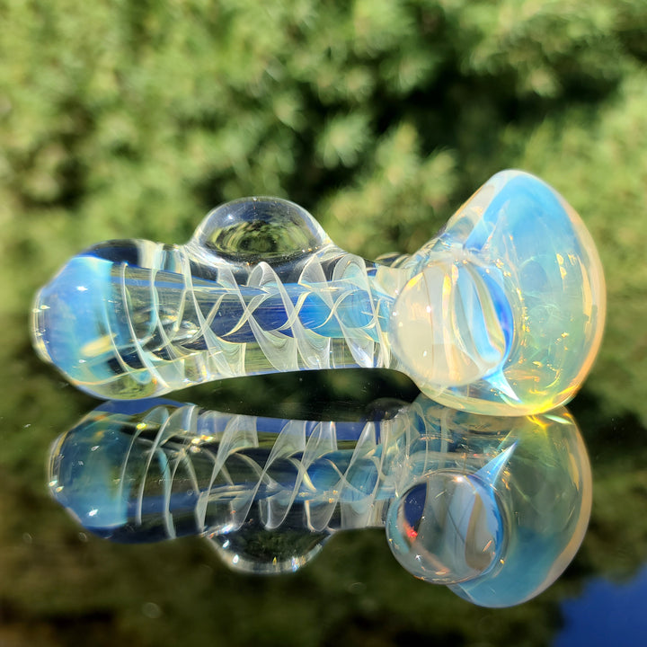Super Marble'y Fumed Spoon Glass Pipe JHP Glass   