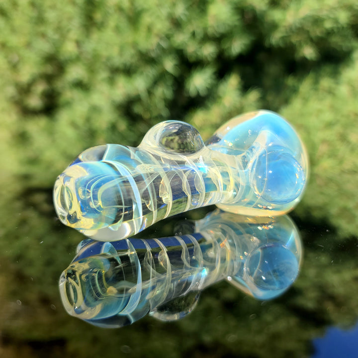 Super Marble'y Fumed Spoon Glass Pipe JHP Glass   