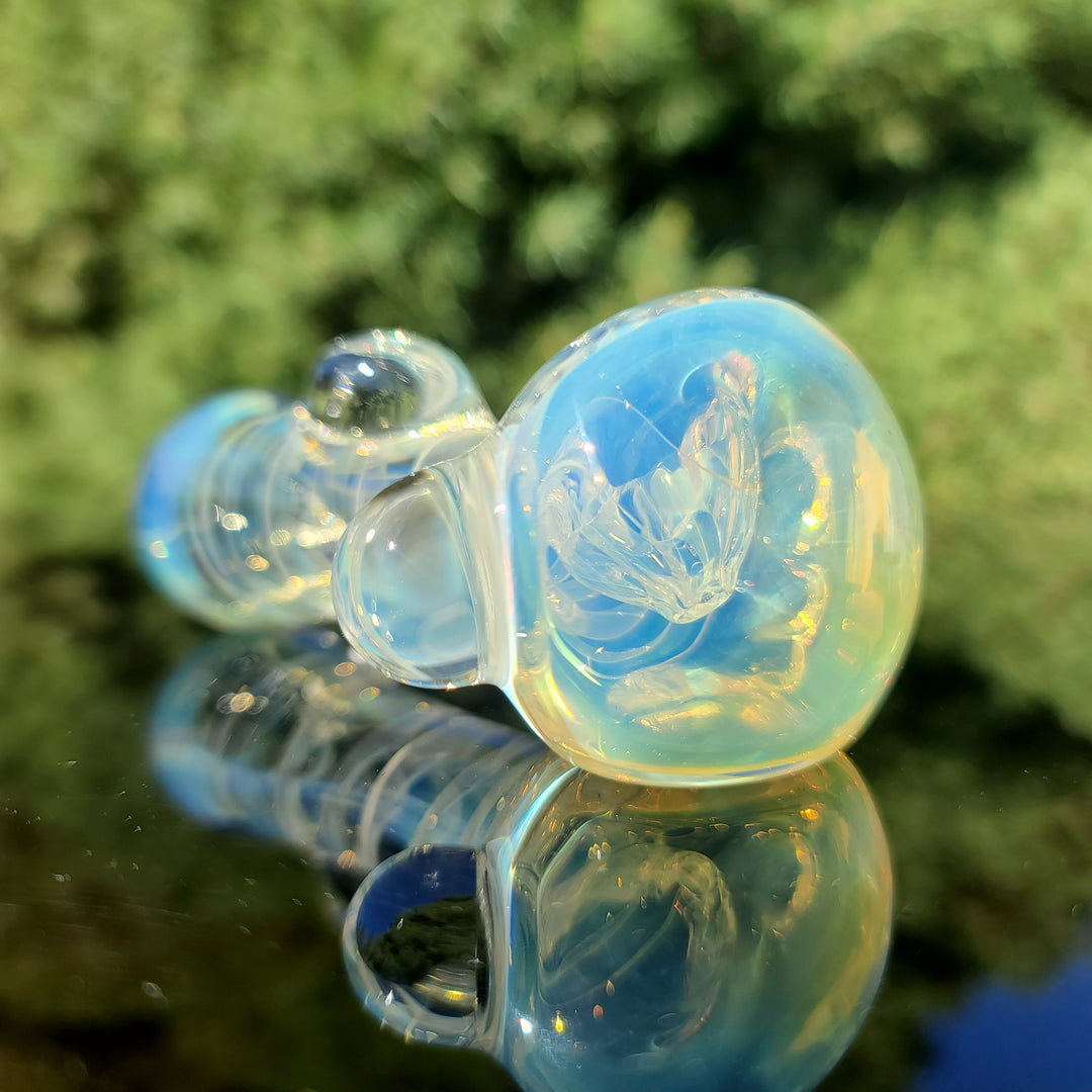 Super Marble'y Fumed Spoon Glass Pipe JHP Glass   