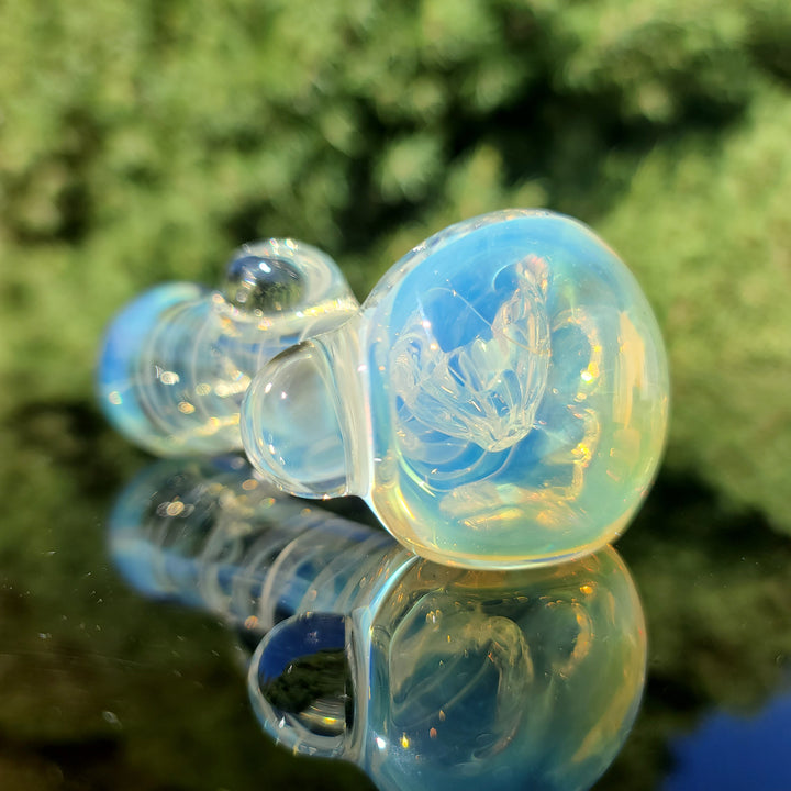 Super Marble'y Fumed Spoon Glass Pipe JHP Glass   