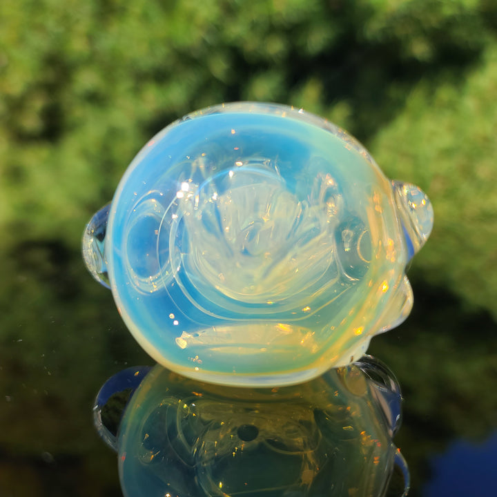 Super Marble'y Fumed Spoon Glass Pipe JHP Glass   