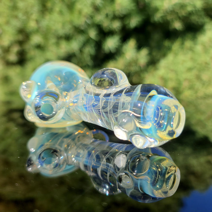 Super Marble'y Fumed Spoon Glass Pipe JHP Glass   