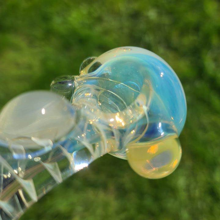 Super Marble'y Fumed Spoon Glass Pipe JHP Glass   