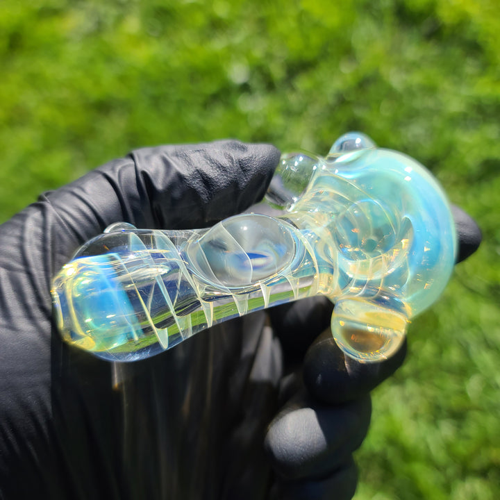 Super Marble'y Fumed Spoon Glass Pipe JHP Glass   