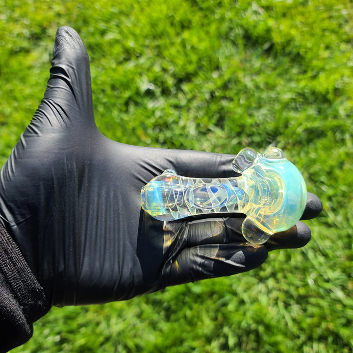 Super Marble'y Fumed Spoon Glass Pipe JHP Glass   