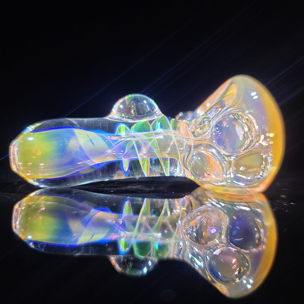Pocket Marble and Fume Spoon Glass Pipe JHP Glass   