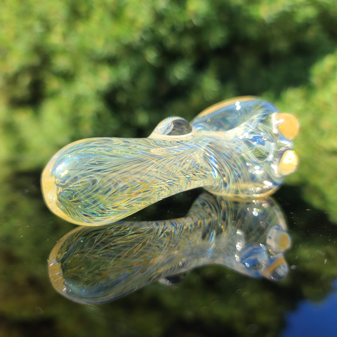 Pocket Marble and Fume Spoon Glass Pipe JHP Glass   